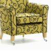 High Back Curve Chair - Yorkshire Range (Optional Castor leg)