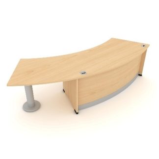 Radius Reception Desk. 1900mm Wide. MFC Finish | Desks | ERRRH