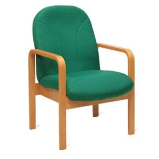 Wooden Easy Lounge Reception Chair with Arms | Reception and Lounge Seating | EW1A