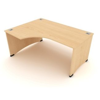 Panel Crescent shaped Desk/Workstation with return | Desks | EWDC