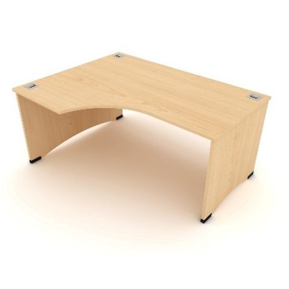 Panel Crescent shaped Desk/Workstation with return | Desks | EWDC