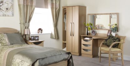 Oxford Dementia - Wide Double Door Wardrobe | Oxford Dementia Bedroom Collection | BRDC3