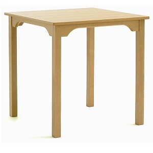 SUPPER Dining Table with Curved Rails - Square | Dining Tables | SHDTS